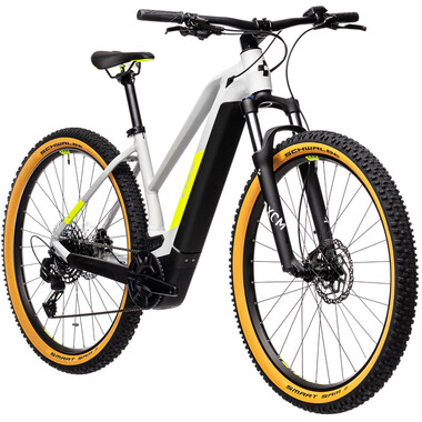 Mountain Bike eléctrica CUBE REACTION HYBRID PRO 625 27,5/29" Mujer Gris/Amarillo 2021 0